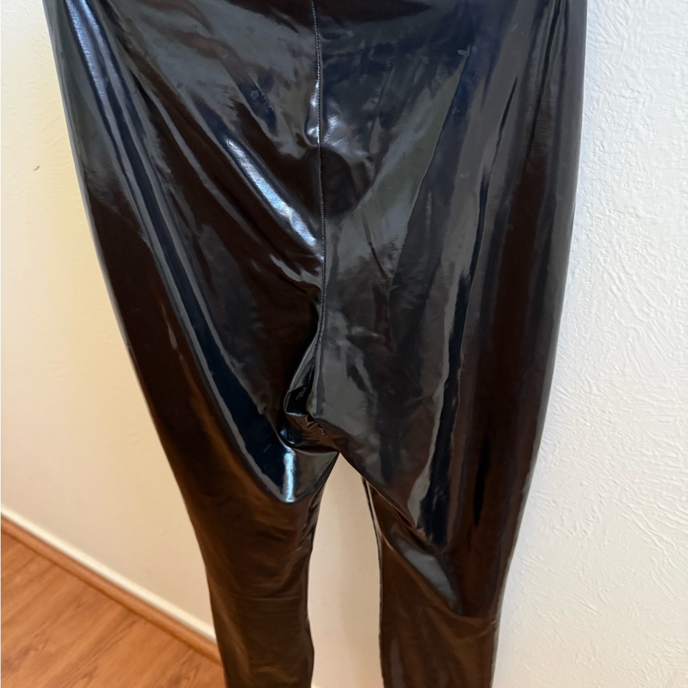 Black Patent Shiny Tight Leggings